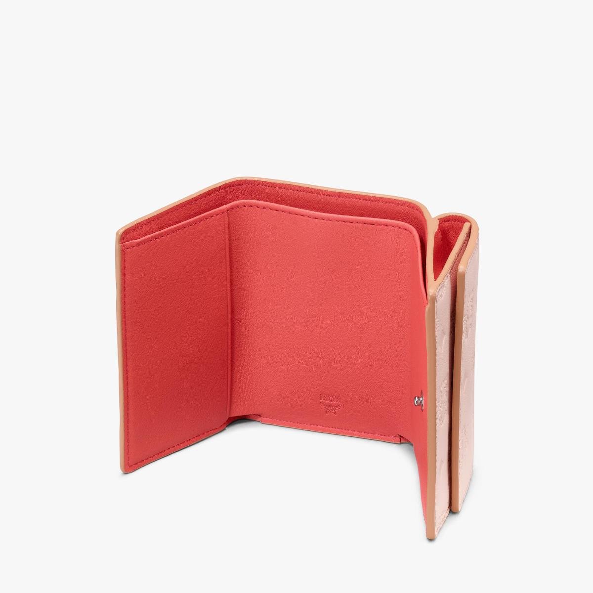 [MCM]並行輸入品クララモノグラムドレザー 三つ折り財布 MYAASKM01II