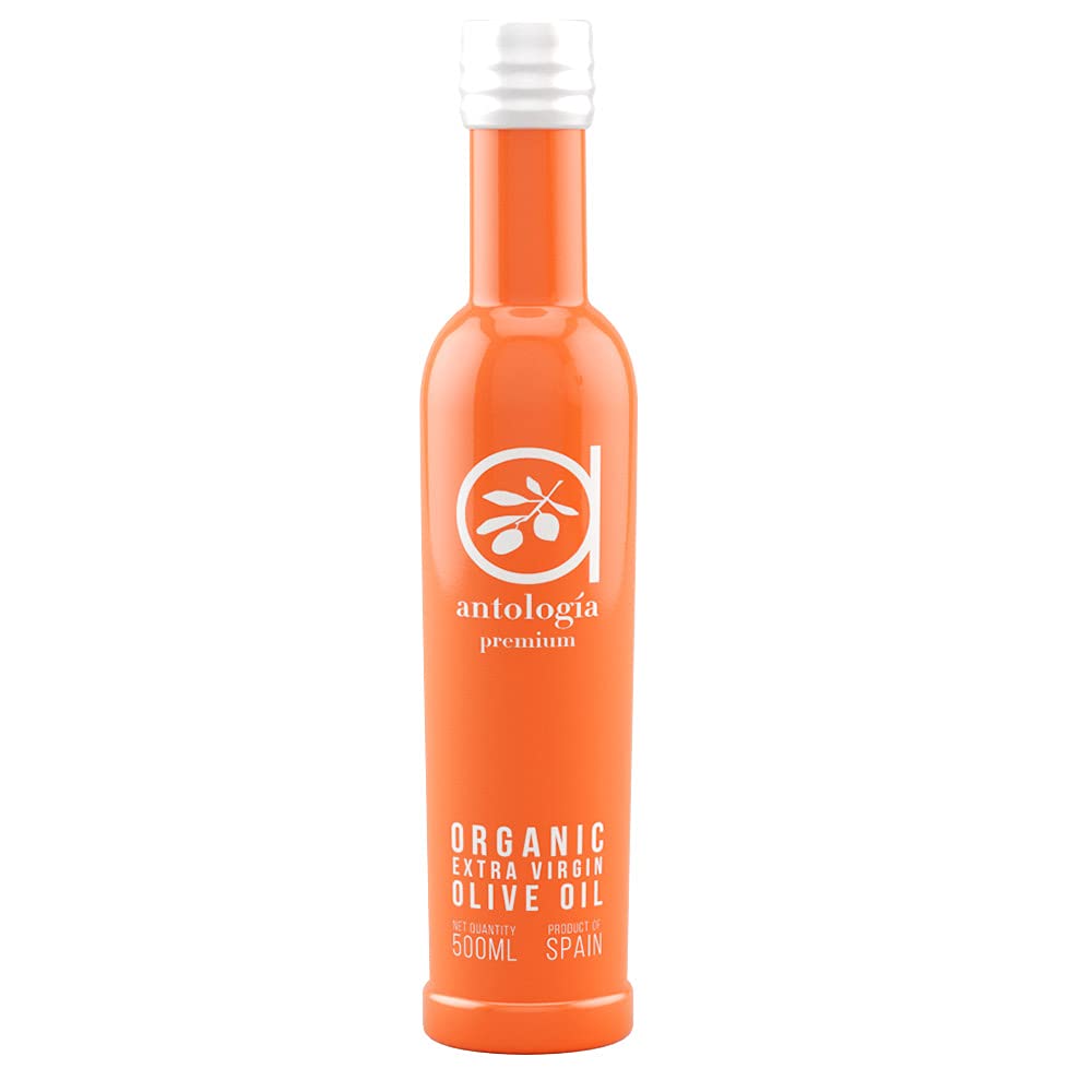Antologia (アントロジア) オーガニック オリーブオイル エキストラバージン JAS 500ml 酸度0.1. ポリフェノール3倍 スペイン. サラダ油