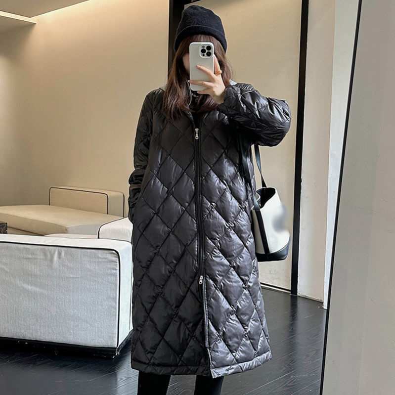 重ね着風 フード付き 中綿ダウンコート レディース カジュアル 防風 防寒着 キルティング 普段使い おしゃれ 体型カバー 厚手 秋冬 アウター ジャケット 冬季オーバー ダウンコート 軽量 春秋アウ