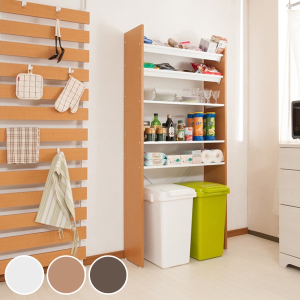 本棚 オープンラック 幅80cm 5段 自在棚板 日本製 収納ラック 収納 収納棚 飾り棚 ラック シェルフ ディスプレイラック 多目的ラック シンプル スチール棚 ブラウン 白 幅80