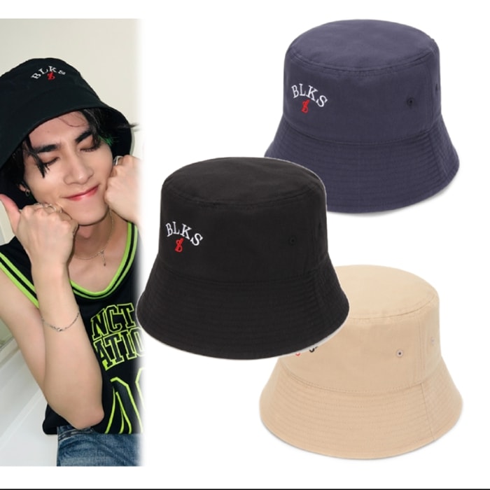 seventeen ジョンハン 着用 帽子 Black Vintage Bucket hat ハット