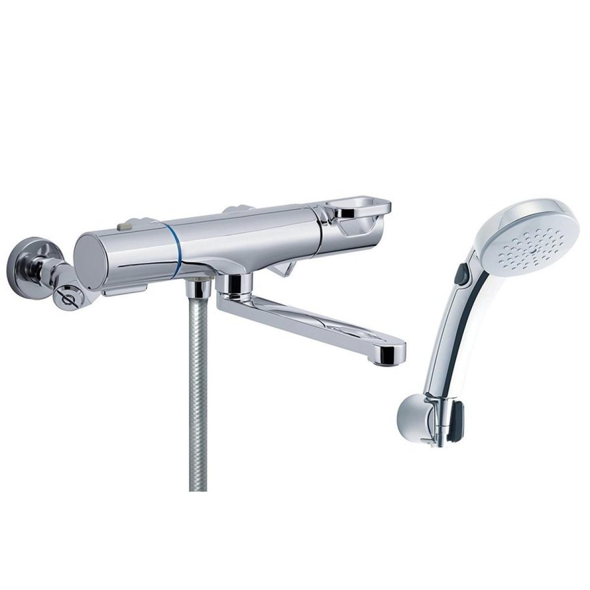 LIXIL(リクシル) INAX 浴室用 サーモスタット付シャワーバス水栓 エコフルシャワー スイッチシャワー 回せるもん 凍結防止水抜き仕様 RBF-814ZNWcm　裏