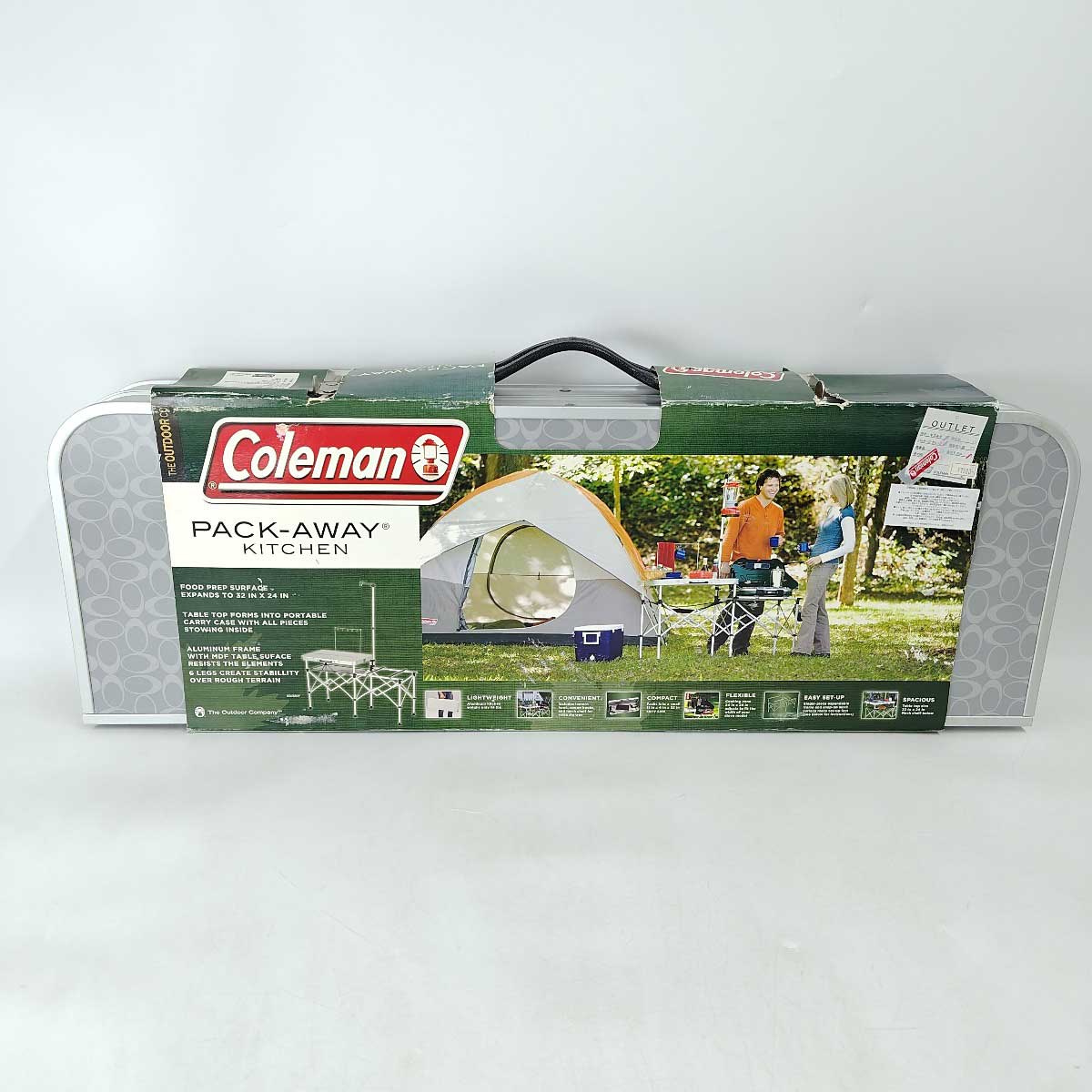 【中古】コールマン オールインワン キッチンテーブル 折りたたみ式 パックアウェイ 2000011062 Coleman