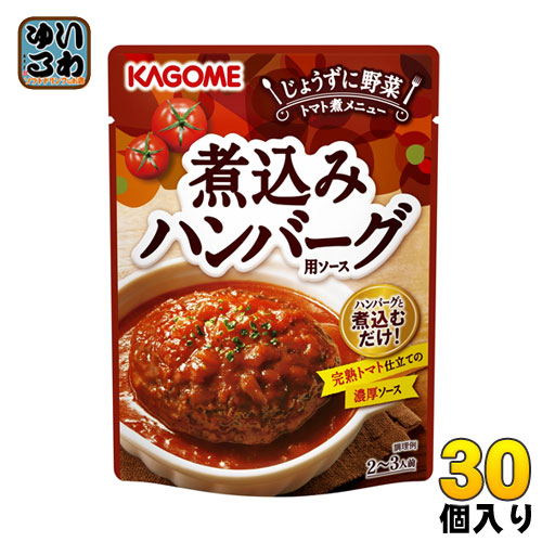 カゴメ 煮込みハンバーグ用ソース 250g パウチ 30個入