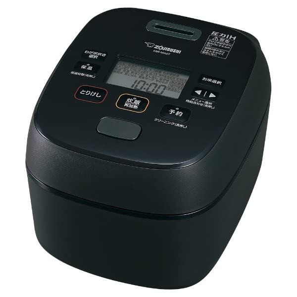象印 炊飯器 圧力IH炊飯ジャー（4合炊き） ブラック ZOJIRUSHI 極め炊き NW-MA07