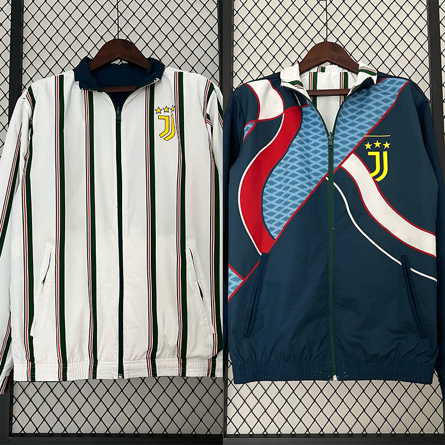 2324 ユベントス トレーニングォーム 外観ォーム メンズ 長袖ジャケット 両面ウインドブレーカー サッカーォーム 秋冬スタイル