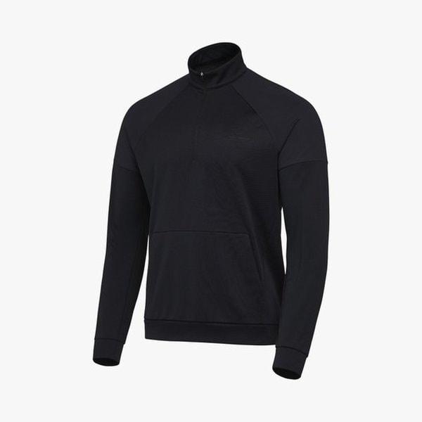 男性スポーツショルダー配色ハーフジップTシャツ PW3MF23F512 GJA