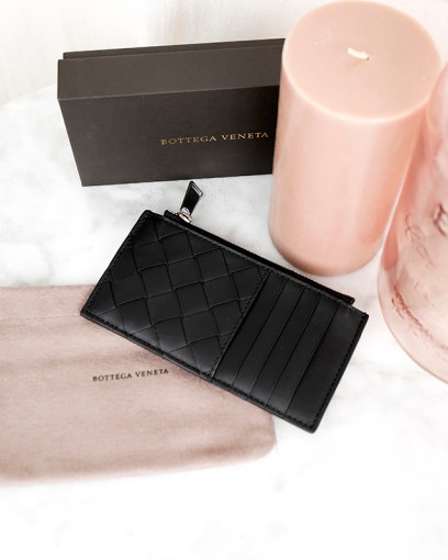 21SS BOTTEGA VENETA WEAVING ZIPPER FLAP CARD CASE (591379-VCPQ3-8803)