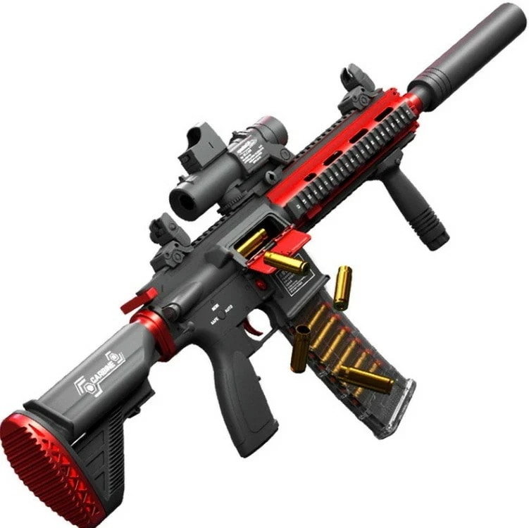 プレゼント エアーガン 男の子 玩具 照準器付き トイガン おもちゃの銃 子供 狙撃銃 エアガン フルマッチ