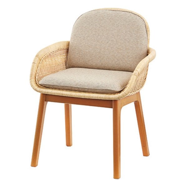 チェア ベージュ 幅56×奥行き55×高さ78×座面高47.5cm NRS-502