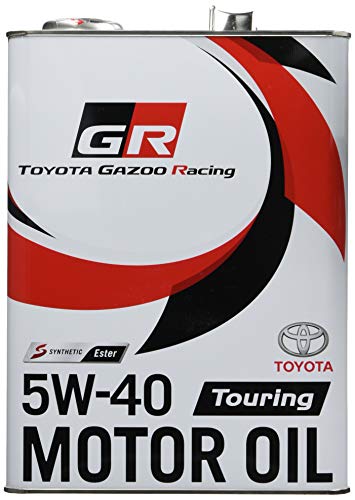 TOYOTA(トヨタ) GAZOO Racing 純正 GR MOTOR OIL Touring 5W-40 4L エステル配合高性能全合成油エ