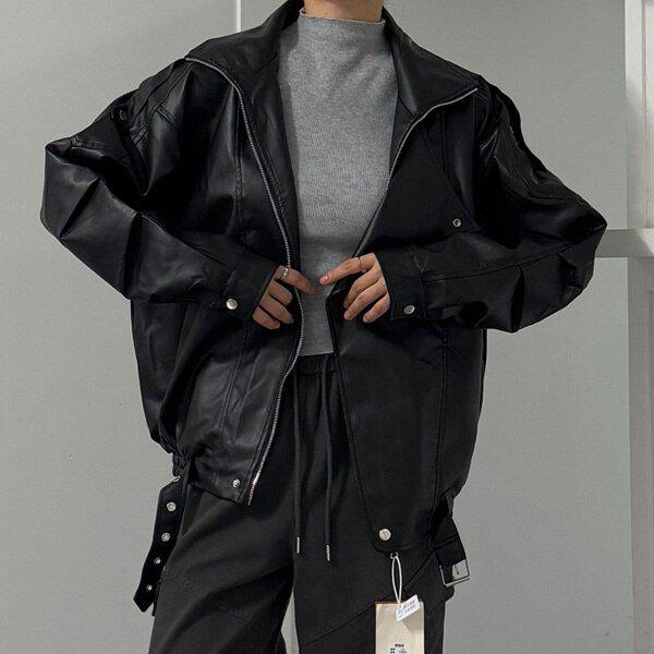 (OT)フェイクレザージャケット