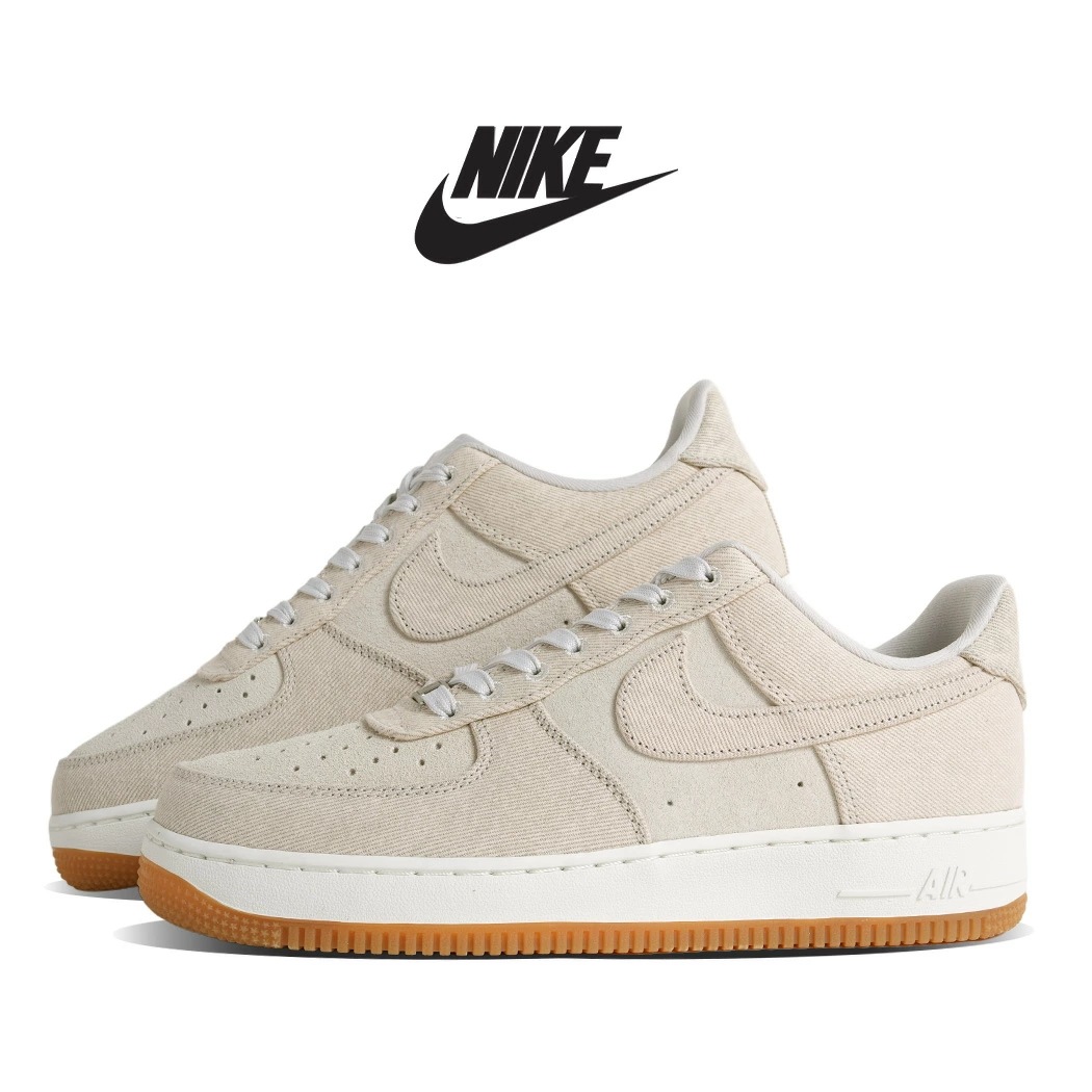 NIKE ナイキ AIR FORCE 1 07 LV8 DENIM エア フォース スニーカー VAST GREY ( ベージュ デニム ジーンズ 白 メンズ レディース IR0951-001 )