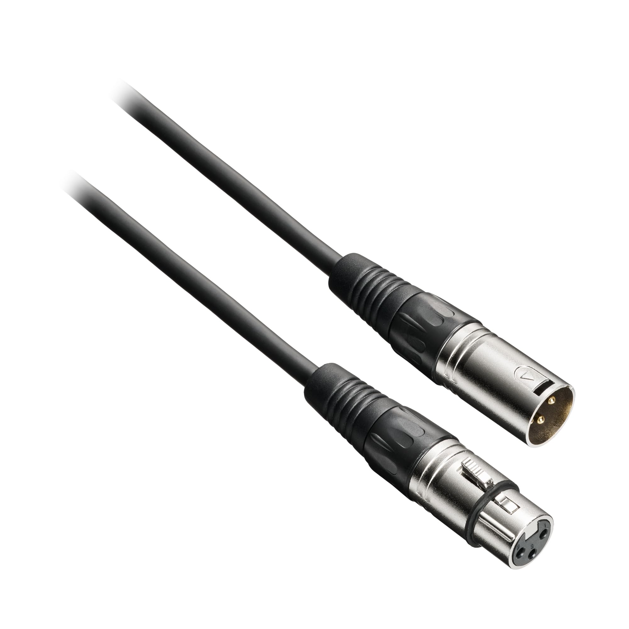 オーディオテクニカ BX3/3.0 BK マイクケーブル XLR キャノンケーブル 3.0ｍ コンデンサーマイク 48Vファンタム電源対応 配信機材 音楽制作 DTM ブラック
