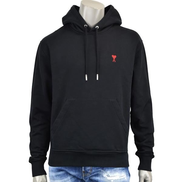 AMI Alexandre Mattiussi アミ アレクサンドロ マテュッシ AMI DE COEUR HOODIE　ロゴ パーカー/USW235.730 001