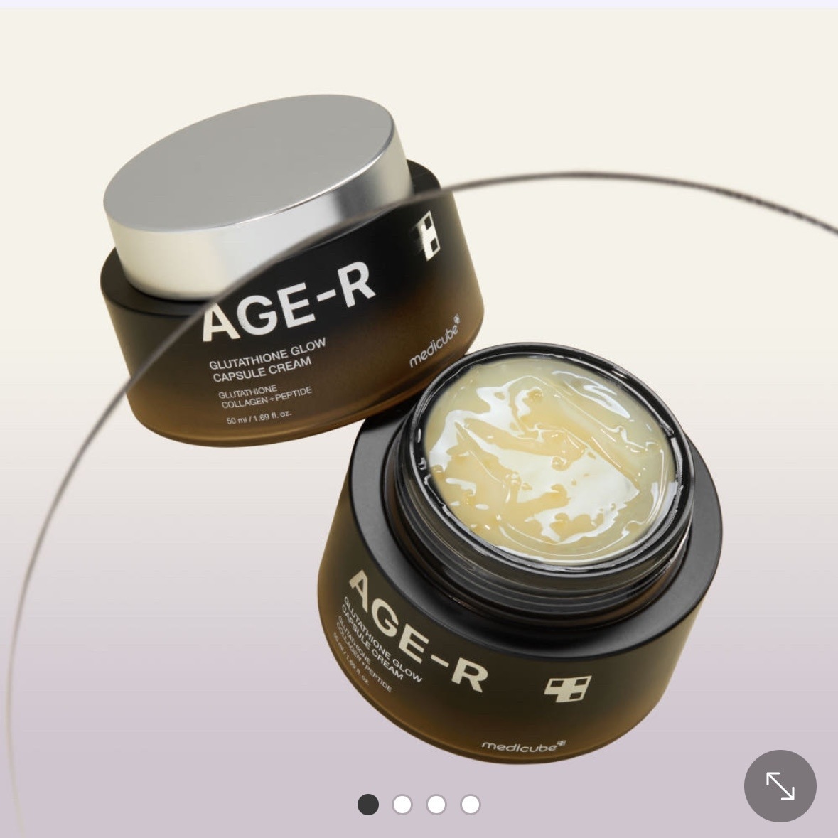 メディキューブ グルタチオン グローカプセルクリーム/ 即時リフティングカプセルクリーム/ 3D白玉光彩ボリューム/ 99.4% 高純度 グルタチオンカプセル