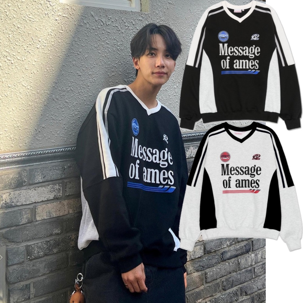 Seventeen ジョンハン 着用 V NECK UNIFORM SWEATSHIRT/ユニセックス
