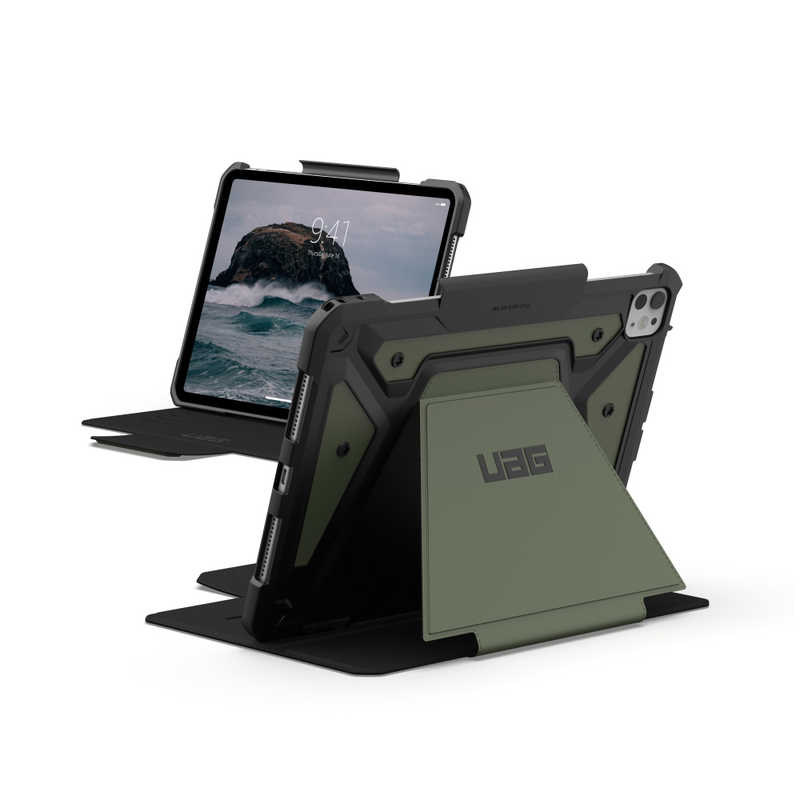 UAG　Urban Armor Gear 11インチ iPad Pro (M4) 対応 耐衝撃ケース METROPOLIS SE (日本正規代理店) オリーブ　UAG-IPDP11M4-FSE-OL