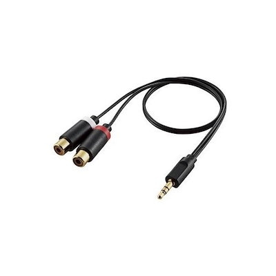他サイト： エレコム DH-MWRFN03 AUDIO変換ケーブル(RCA-3.5φ) 0.3mの商品画像