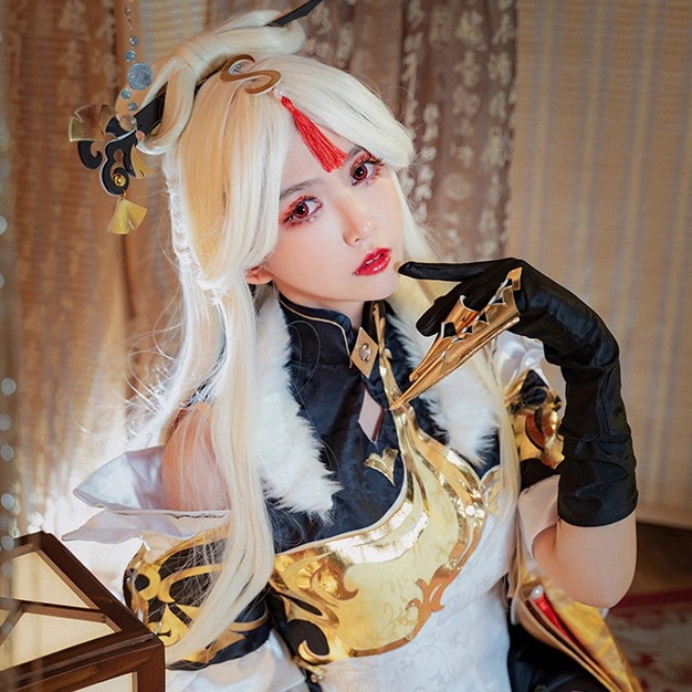 凝光　ギョウコウ　原神　コスプレ　衣装　ワンピース