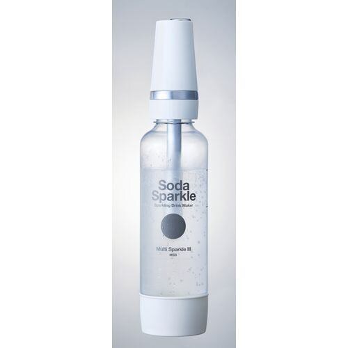 SodaSparkle MS3-WH 炭酸水メーカー マルチスパークル3 ［カートリッジ式］ホワイト