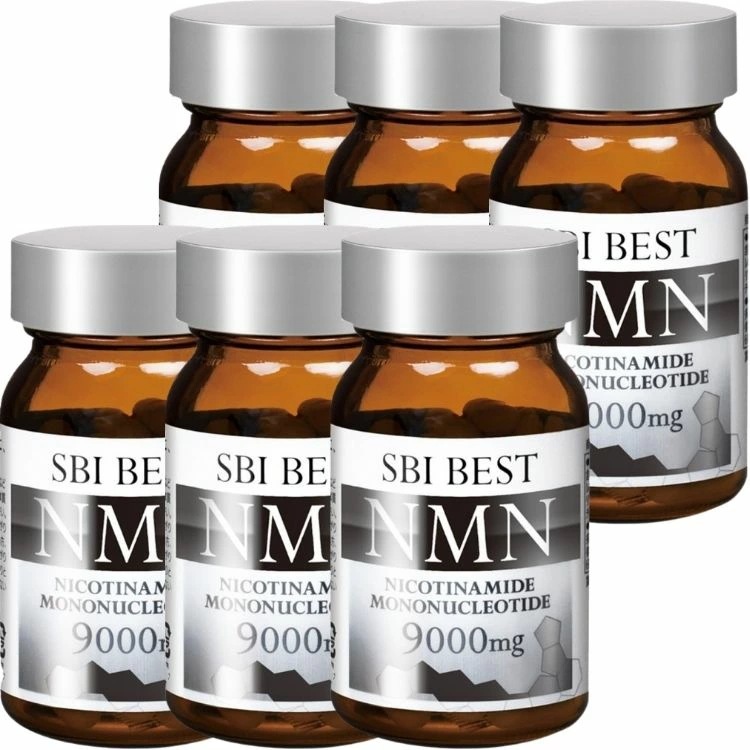 6個セット SBI BEST NMN 60粒 30日分 NMN 9000mg