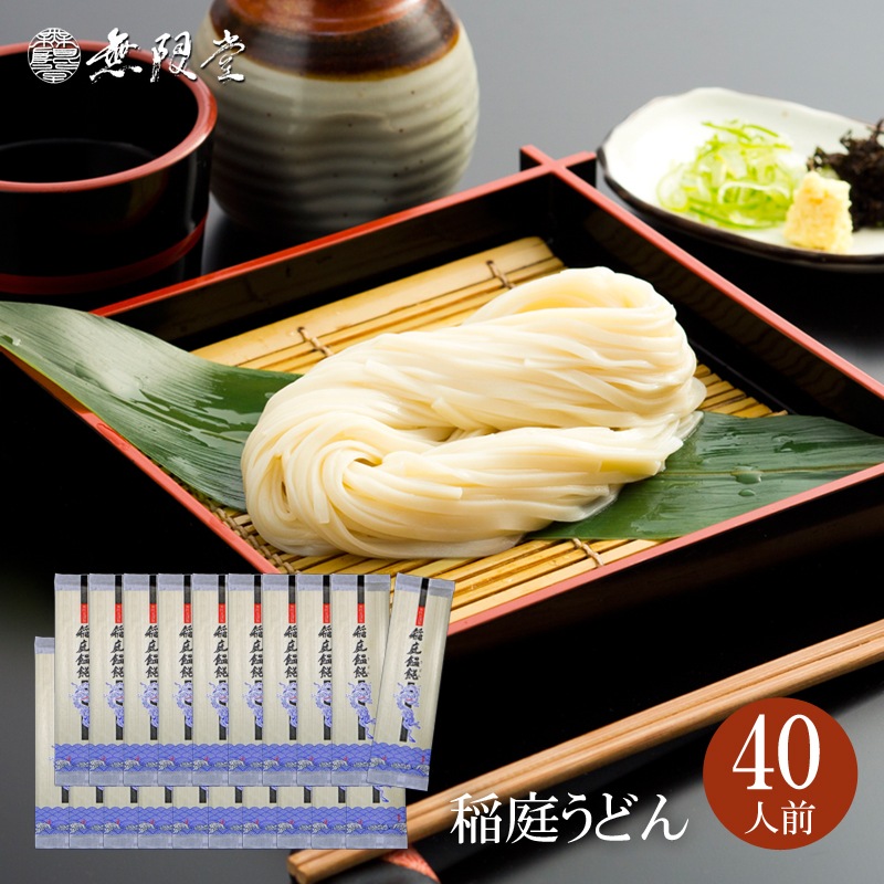 稲庭うどん 自宅用(40人前)　shiro180g10_20　うどん