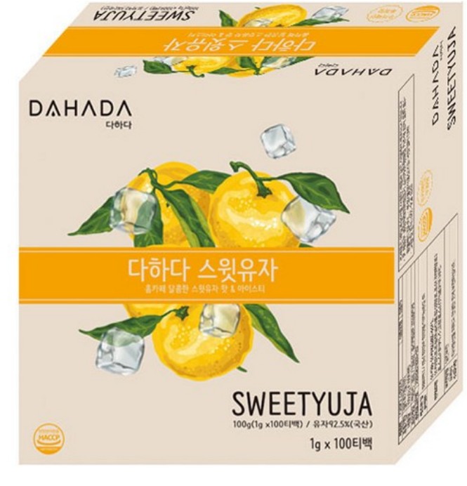 ダハダ スイート ゆず茶 1gX100包