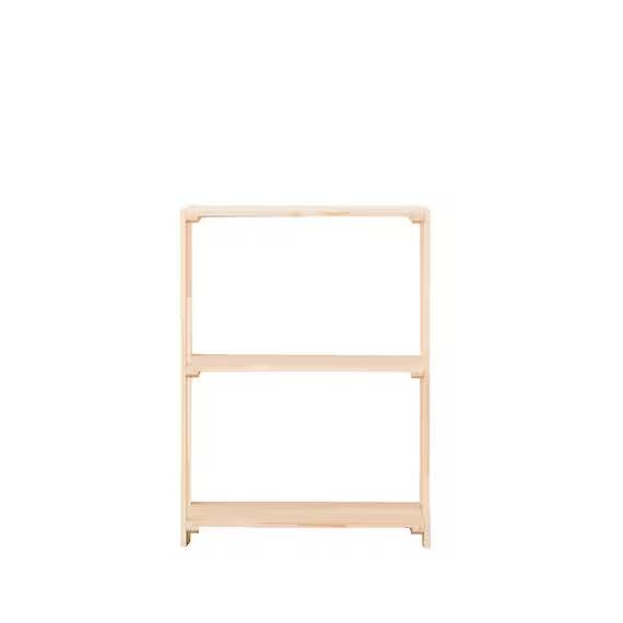 ニトリ(NITORI) パインラック マンクス6230 2段 ナチュラル 幅61.5×奥行30×高さ82.8cm 8791364