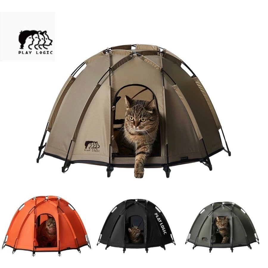 即纳 [激安本日限定]犬 キャンプ テント ペットテント 猫 ベッド ペットハウス アウトドア サークル テントハウス 屋外 屋内 小型犬 中型犬 ドーム型 撥水 グランピング