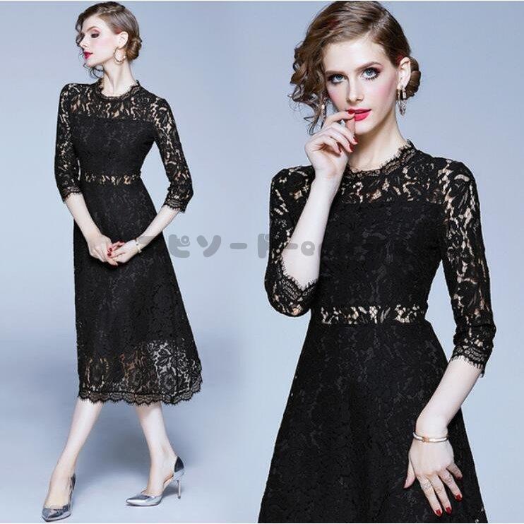 パーティードレス 結婚式ドレス ワンピース 服 上品 ウェディングドレス 二次会 体型カバー ミモレ丈 演奏会用 エンパイア 着痩せ ミセス 20代 30代 40代 5,727円