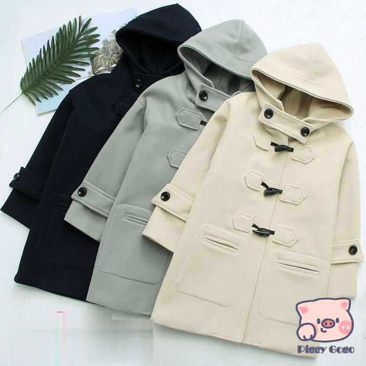 コート パーカー 冬 レディース トップス フード付き 無地 ボリュームシルエット コットン ポケット付き ボタン止め 上品 体型カバー 春 50代 40代 30代