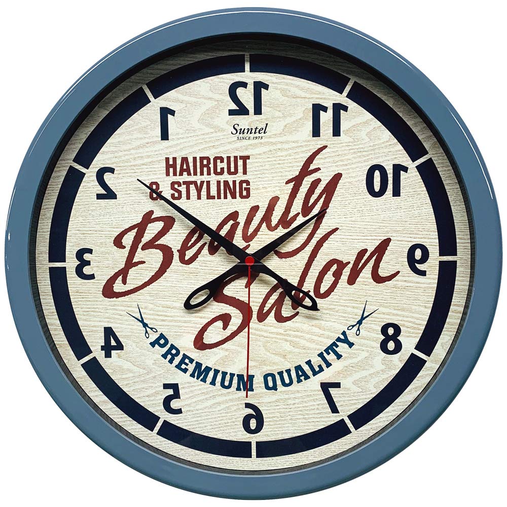 さんてる 日本製 逆転掛け時計 BEAUTY グレー 直径320 ×40mm SQ08-GY