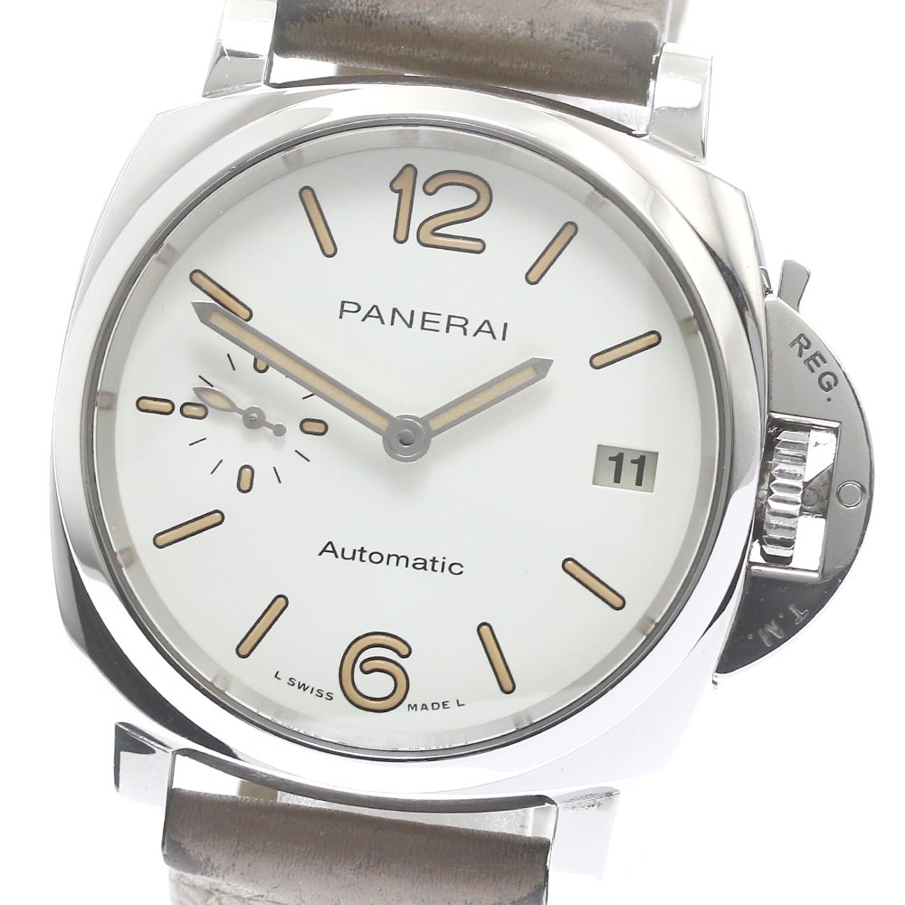 パネライ PANERAI PAM01043 ルミノール ドゥエ 自動巻き ボーイズ 保証書付き_877662【中古】
