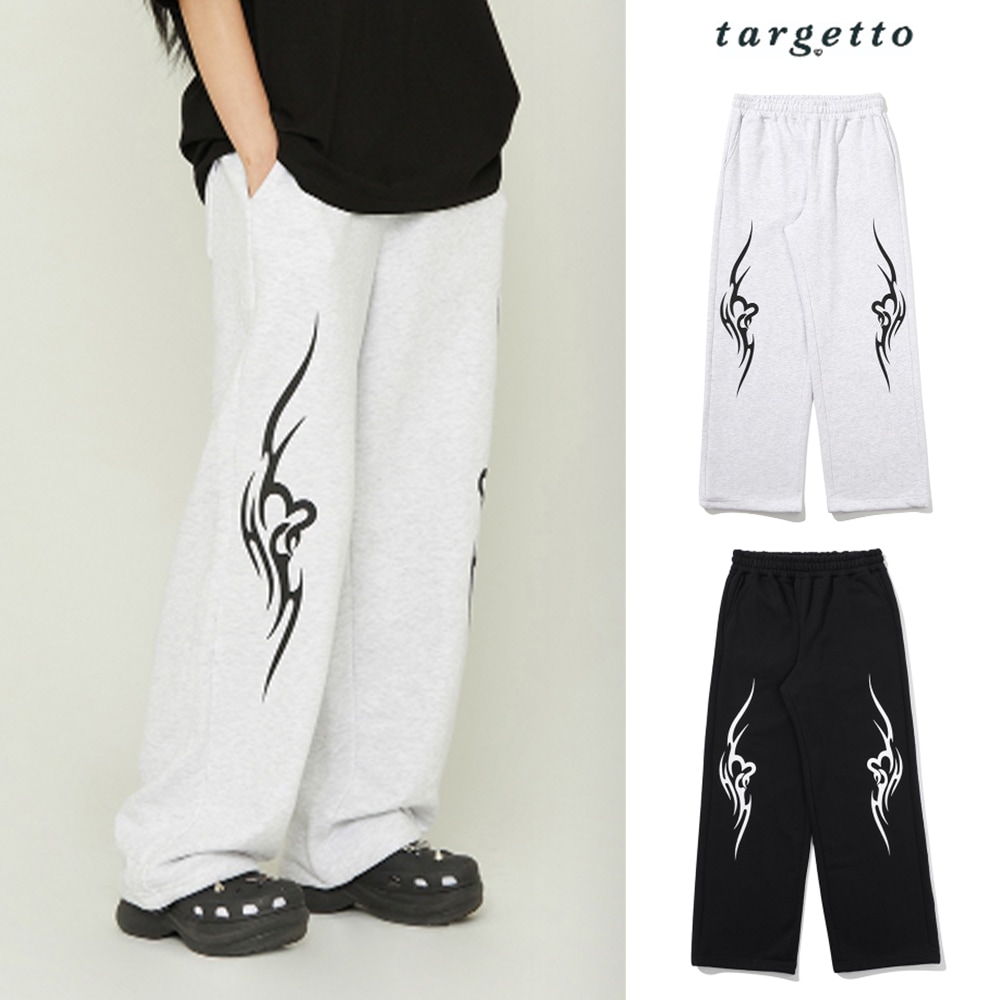 [TARGETTO] HEART TRIBAL SWEAT PANTS