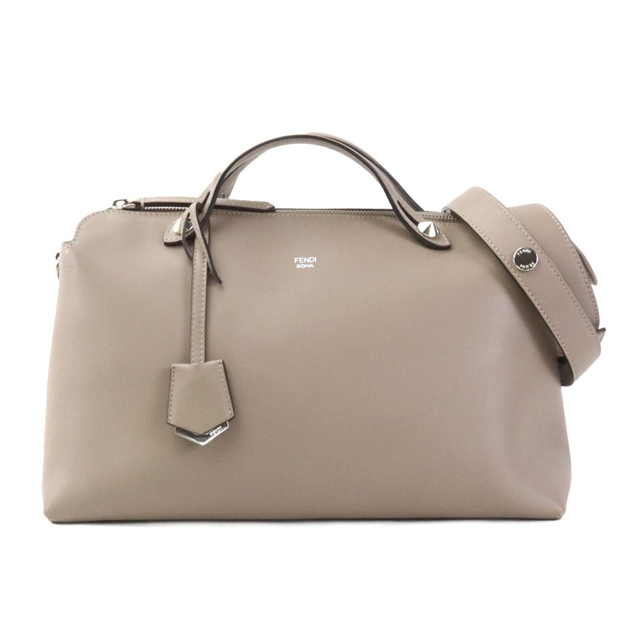 フェンディ FENDI ハンドバッグ ショルダーバッグ バイ ザ ウェイ ラージ レザー グレージュ ユニセックス 8BL125-1D5 55977g