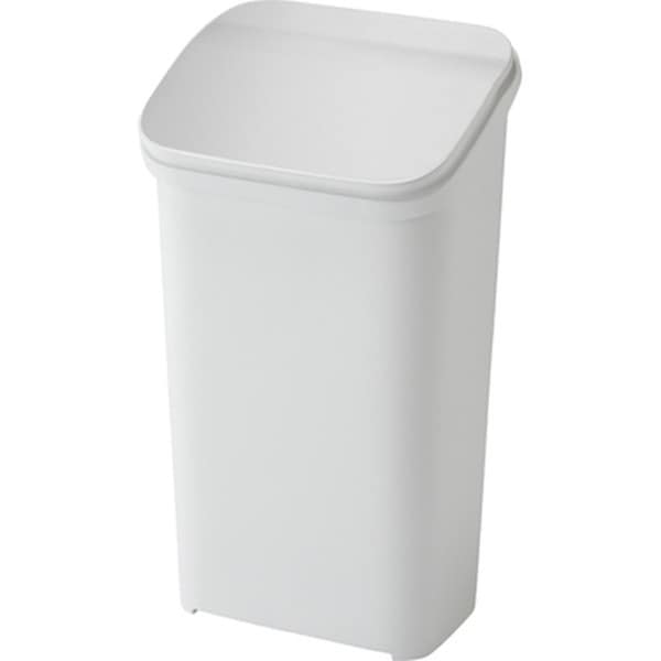 スムース ダストボックス/ゴミ箱 [20L メタル] レバー式 リクライニング 高さ4段階調節 首連