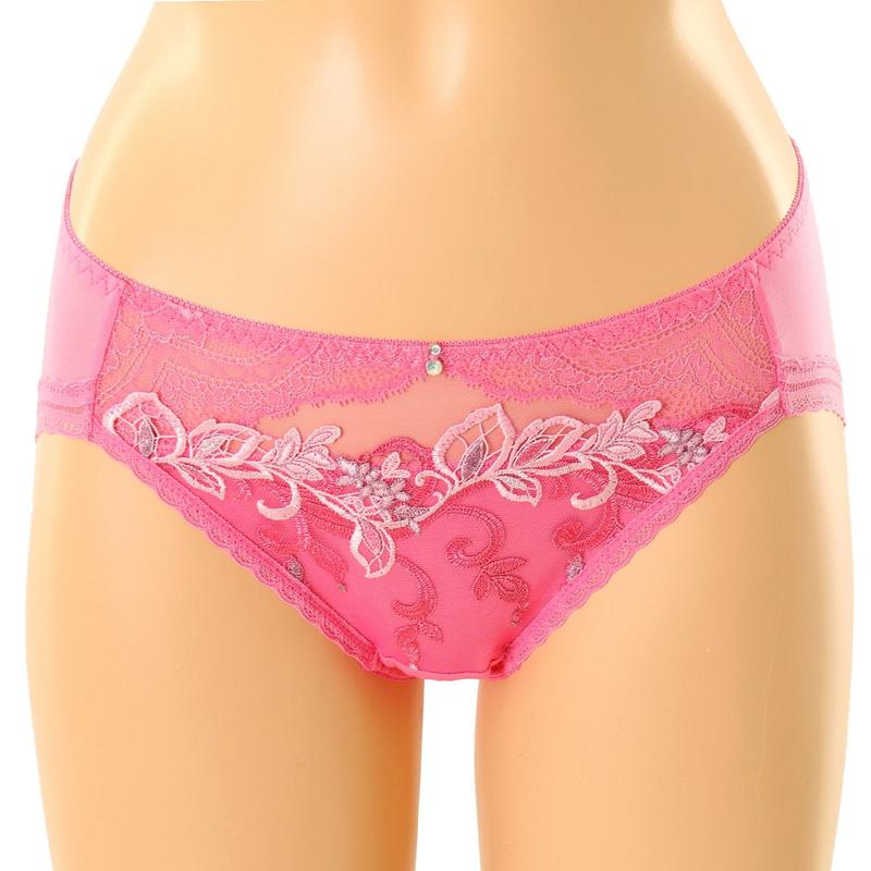 【在庫処分品】華やかなチュールレース 女性 バックレースショーツ(WPT2024A)