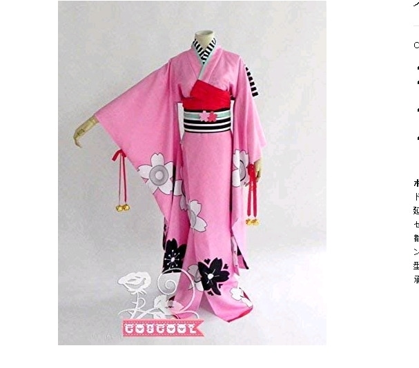 カードキャプターさくら 木之本 桜 (きのもと さくら) 和服 着物 コスプレ衣装