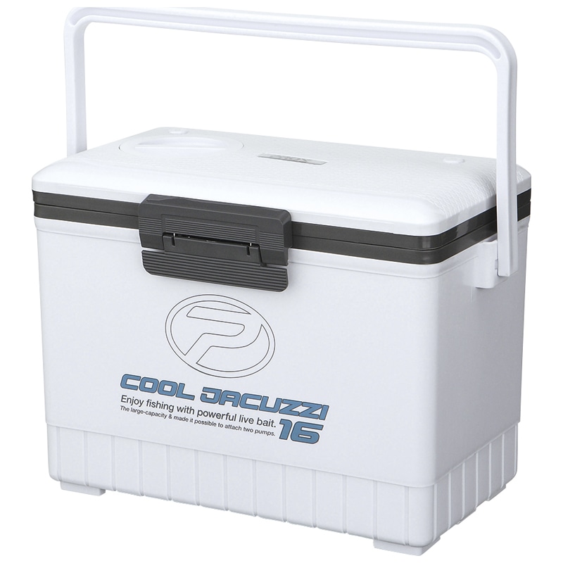 プロックス PX78916 クールジャグジー　活きエサクーラー 16L(ホワイト) PX78916