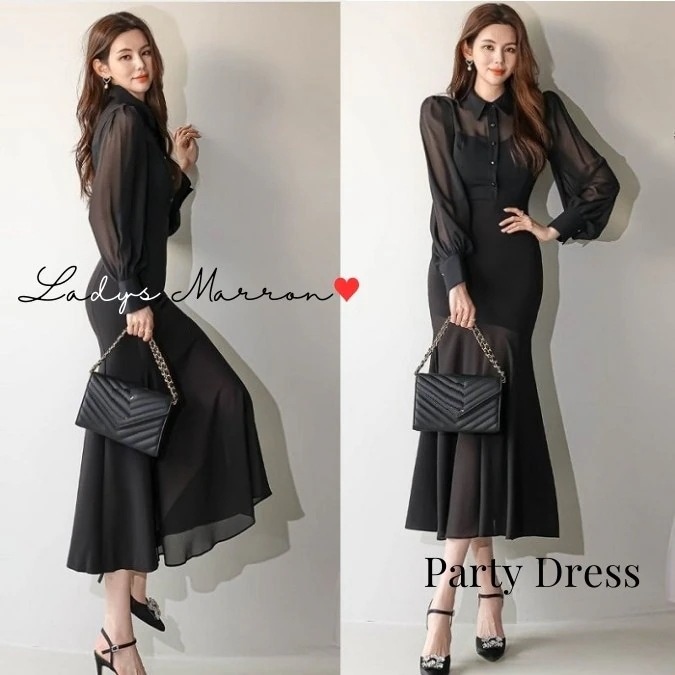 【急速出荷 2025年新作】お呼ばれドレス 結婚式 ワンピース プチプラ 結婚式お呼ばれドレス タイトドレス マーメイドドレス 同窓会ドレス 成人式ドレス パーティードレス 韓国 20代 30代 40