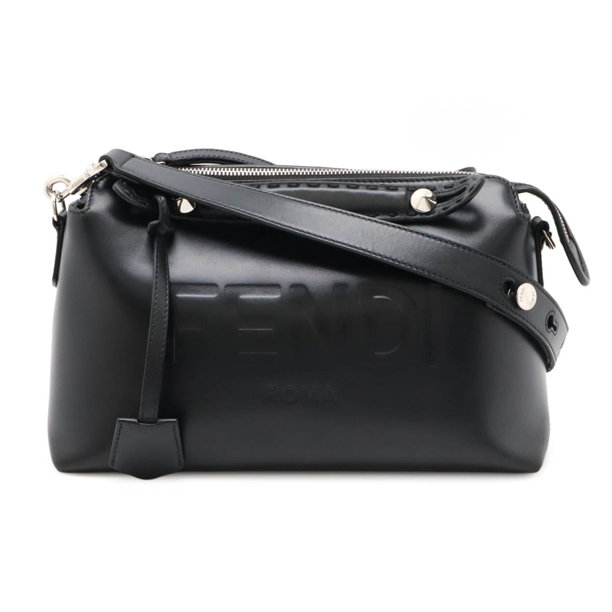 バイザウェイ ミディアム ハンドバッグ 2WAY ショルダーバッグ レザー ブラック 黒 シルバー金具 8BL14