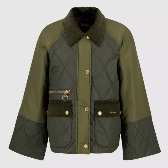 レディース カーキ Milby キルティングジャケット