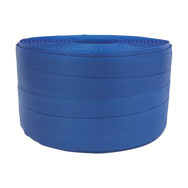 （まとめ） ユタカメイク梱包用品 PPバンド 15.5mmx200m ブルー L-203 1個 [x3セット]