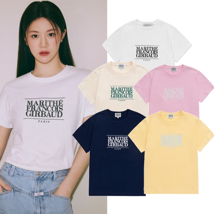 ルジャンドゥ マリテフランソワジルボーD コットンプリントリブTシャツ 紺S 【レディース】 4765292509.jpg