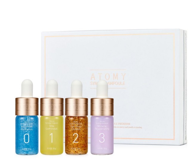 韓国公式純正品シナジーアンプルプログラム *1ea(10g*4EA)種類選択/水分/弾力/美白/光彩/弾力/リフティング/アンチエイジングツヤ・ハリ・保湿ケアセット