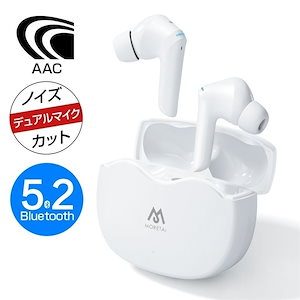 ワイヤレスイヤホン イヤホン Bluetooth 5.2 高音質 ヘッドホン マイク機能 Siri対応 両耳 片耳 防水 自動ペアリング 5時間連続再生 日本語説明書
