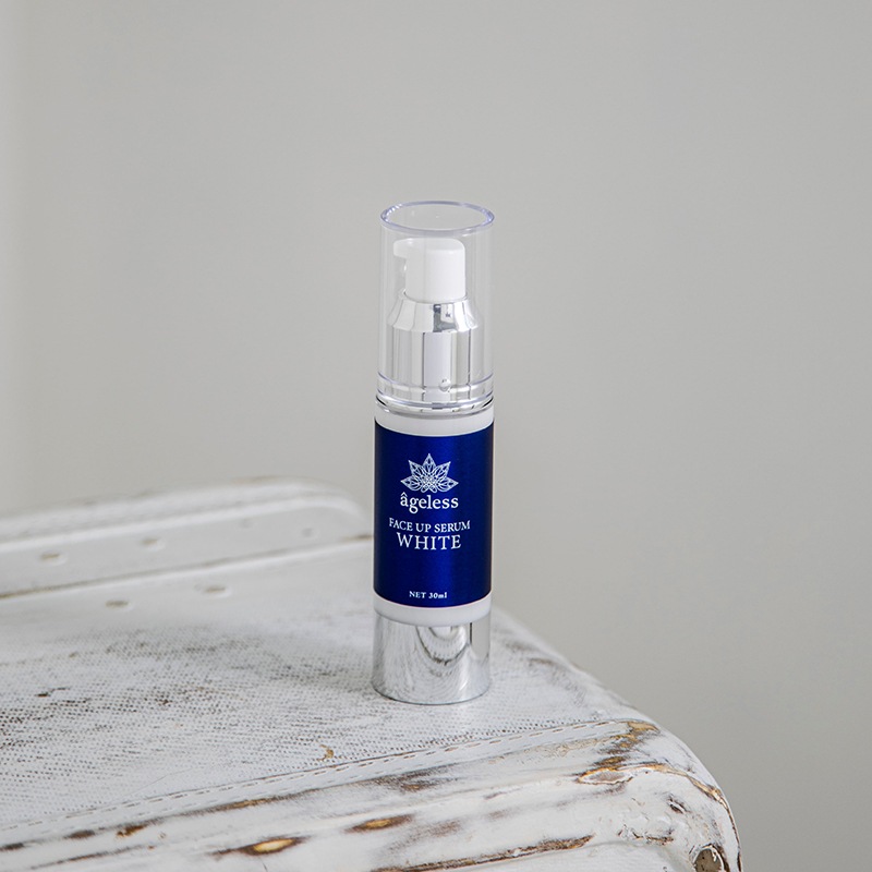 フェイスアップセラムホワイト 30ml 美容液 ビタミンC プラセンタ ヒト幹細胞培養液 セラミド ヒアルロン酸 コラーゲン フラーレン 配合 化粧品