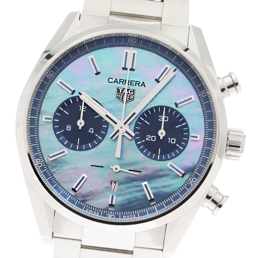 タグホイヤー TAG HEUER CBN201E.BA0642 カレラ ジャパンリミテッドエディション クロノグラフ 自動巻き メンズ 良品 箱・保証書付_871257【中古】
