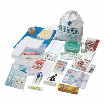 ナカガワ　防災用品 非常持出しセット38点 NK25-38　NK25-38